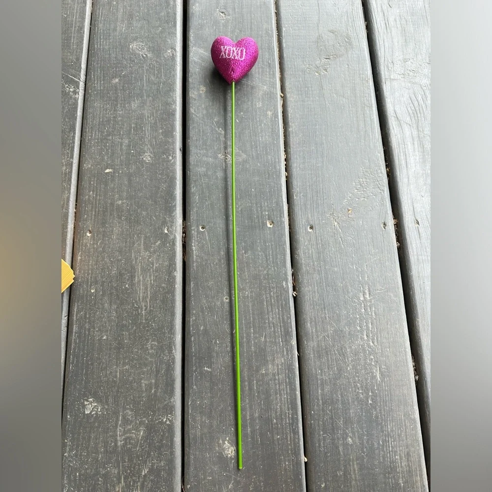 Xoxo pink glitter floral arrangement decor! NEW!